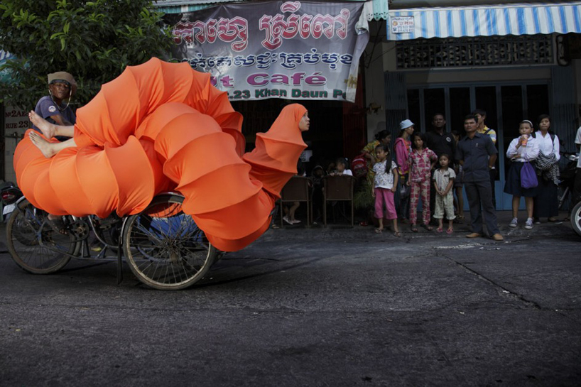 The Buddhist Bug Project, Artist Wears Extremely Long Bug Costume To Explore Her Cambodian Heritage