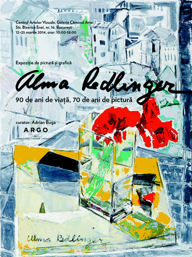 Alma Redlinger – 90 de ani de viață, 70 de ani de pictură @ Galeria Caminul Artei, București