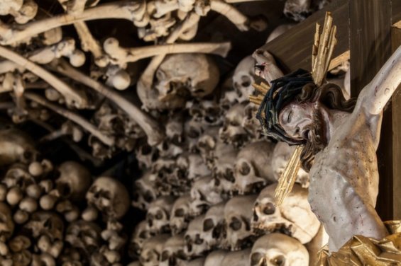 Gorgeously Creepy Chapel Made Of Thousands Of Human Bones