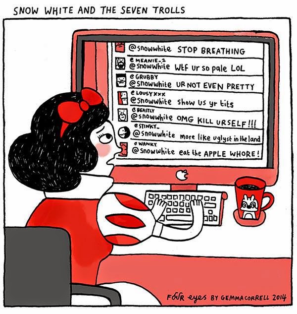 Snow White And the Seven Trolls, A Sad Commentary About How Women In the Public Eye Are Treated