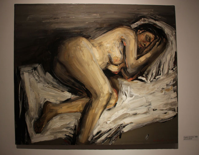 Tablou Angela dormind (1998) ulei pe panza