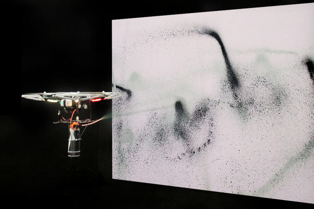 Artist KATSU Creates Paintings Using His Spray Paint Drone
