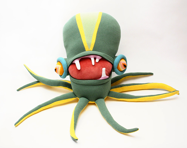 Cotton Monster, A Unique Collection of Handmade Creatures Made From Recycled Clothing and Linens