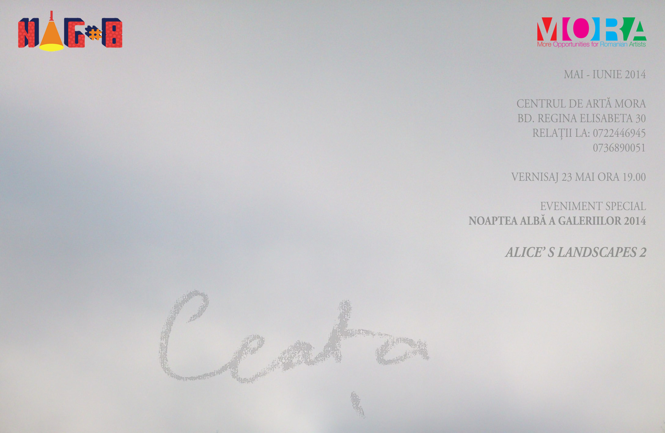 Alice Țeca, “Ceața. Alice’s landscapes 2” @ Centrul de Arta MORA