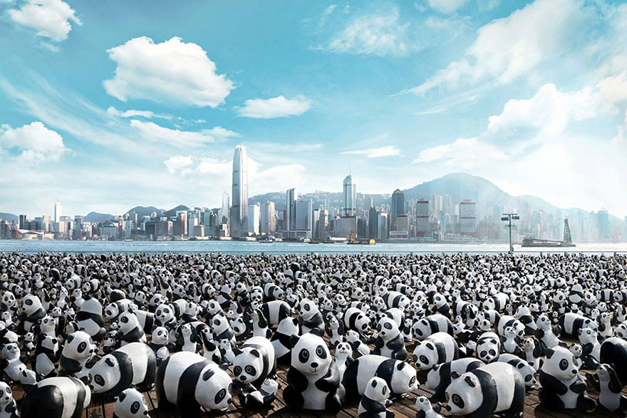 Each Paper Panda Represents One Of Only 1,600 Left In The Wild