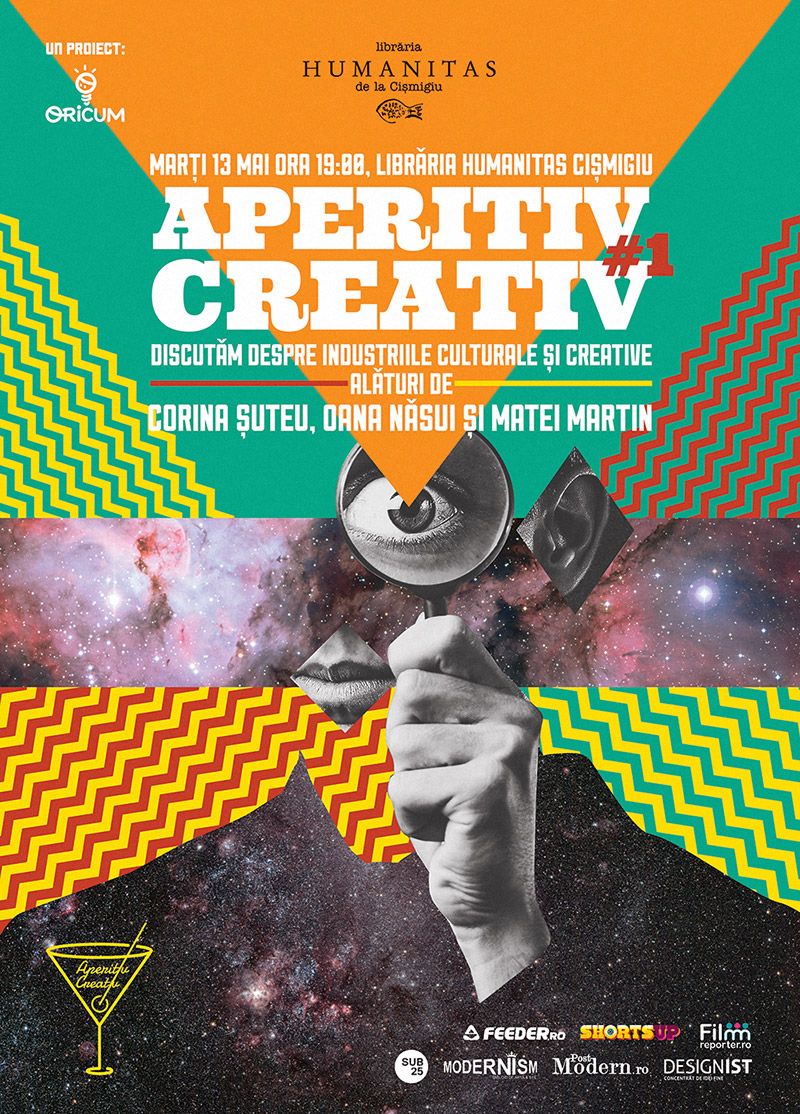 Aperitiv Creativ – dezbateri relaxate despre industriile culturale şi creative @ Librăria Humanitas Cişmigiu, București