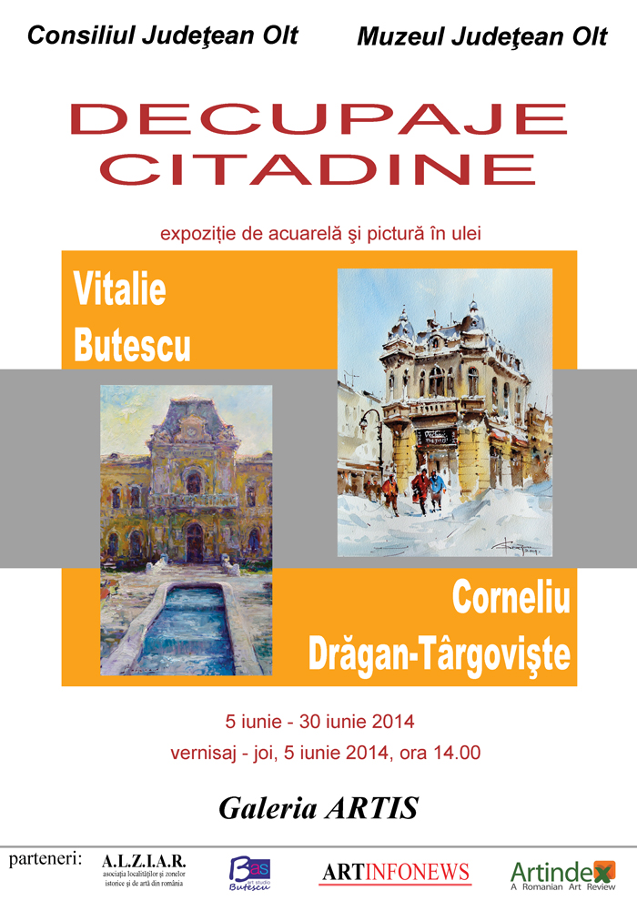 “DECUPAJE CITADINE” la Galeria ARTIS a Muzeului Judeţean Olt
