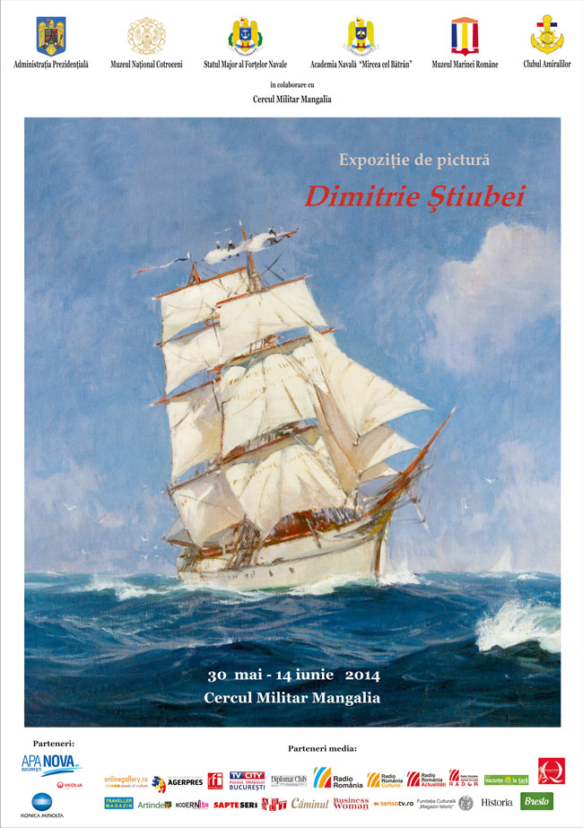 Expoziţie de pictură Dimitrie Ştiubei a Muzeului Naţional Cotroceni la Cercul Militar Mangalia