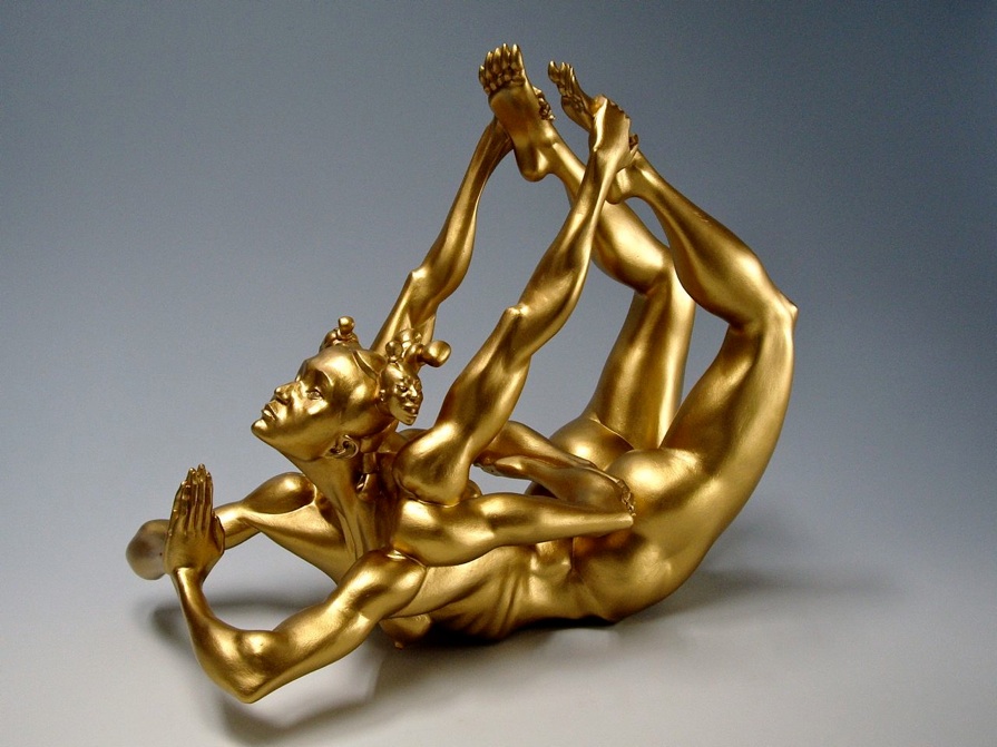Painted fibreglass anatomical sculptures by Masao Kinoshita