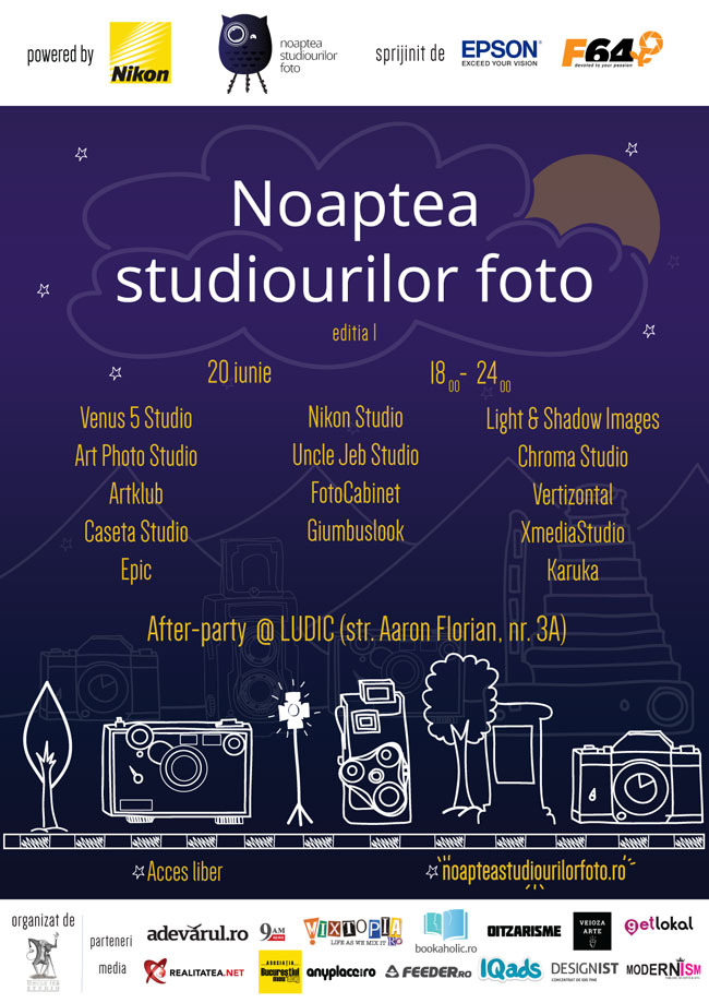 Noaptea Studiourilor Foto – ediția I