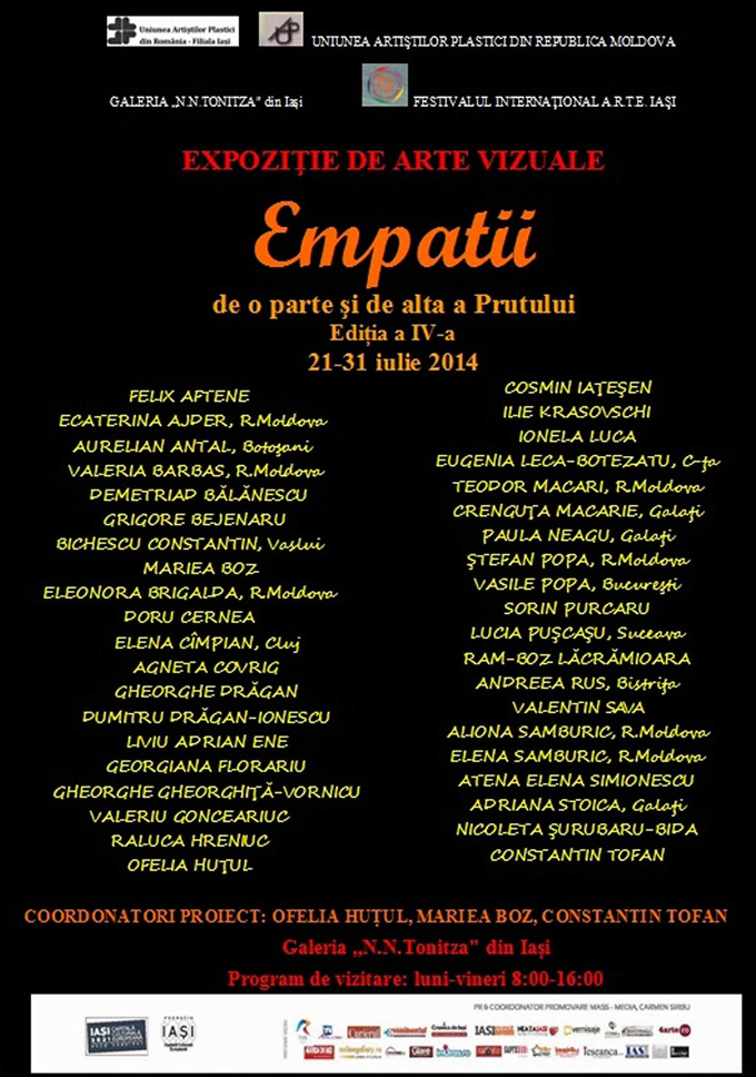 Expoziția colectivă “Empatii” @ Galeria de artă “N. N. Tonitza” din Iași