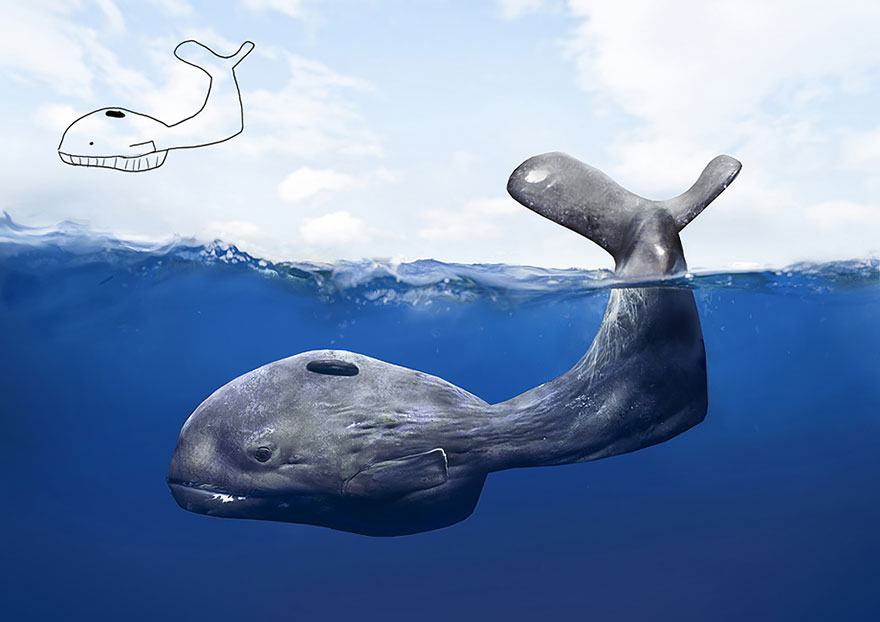 Artist Recreates His Own Childhood Drawings 20+ Years Later