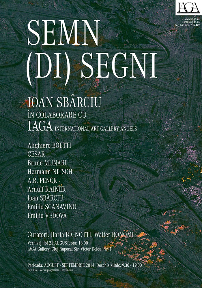 Expoziție Ioan Sbârciu la Galeria IAGA, Cluj-Napoca