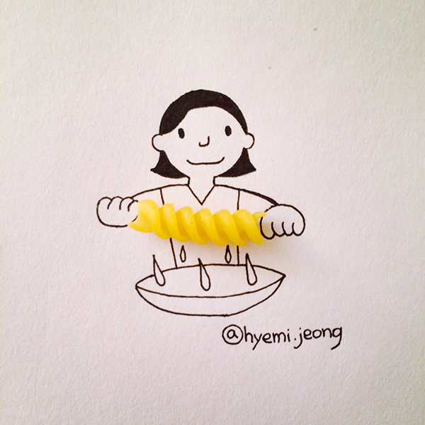 Adorable Illustrations Made With Everyday Objects by Hyemi Jeong