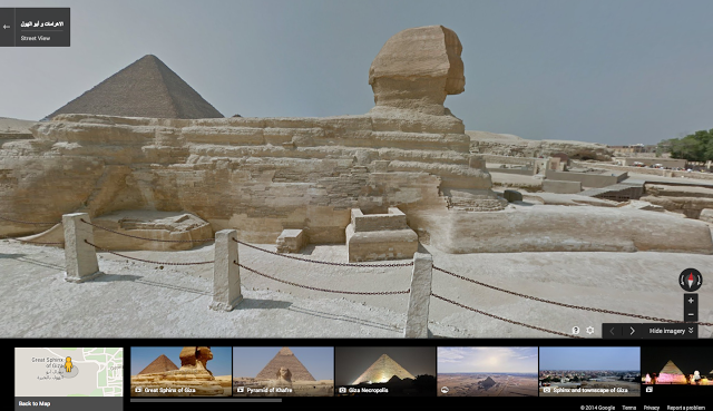 Google Maps Adds Egyptian Monuments Like the Great Pyramid of Giza to Street View