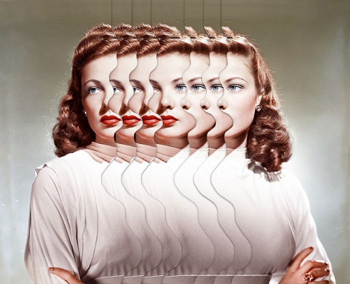 Wonderfully Bizarre Collages of Faces by Matthieu Bourel