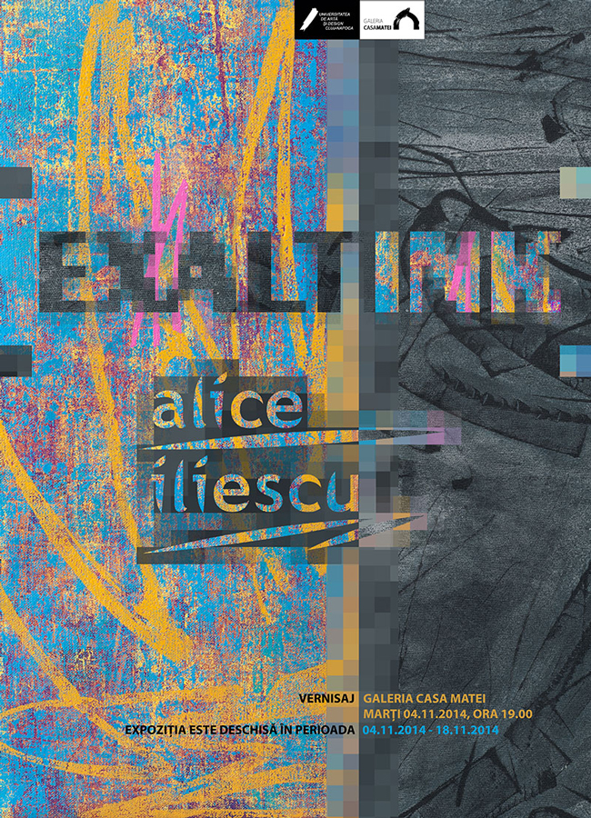 Alice Iliescu, expoziţia Exaltink @ Galeria Casa Matei, Cluj-Napoca