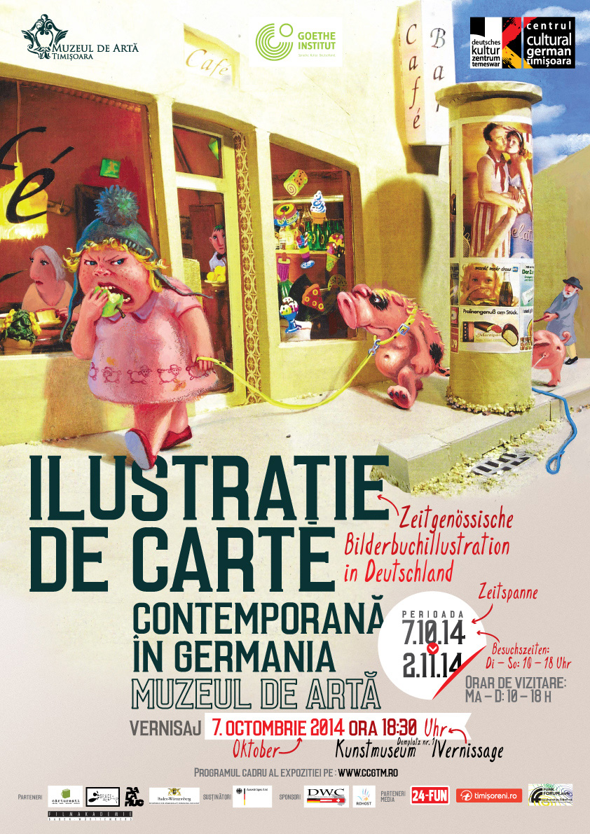 Expoziție „Ilustrație de carte contemporană în Germania“ @ Muzeul de Artă Timișoara