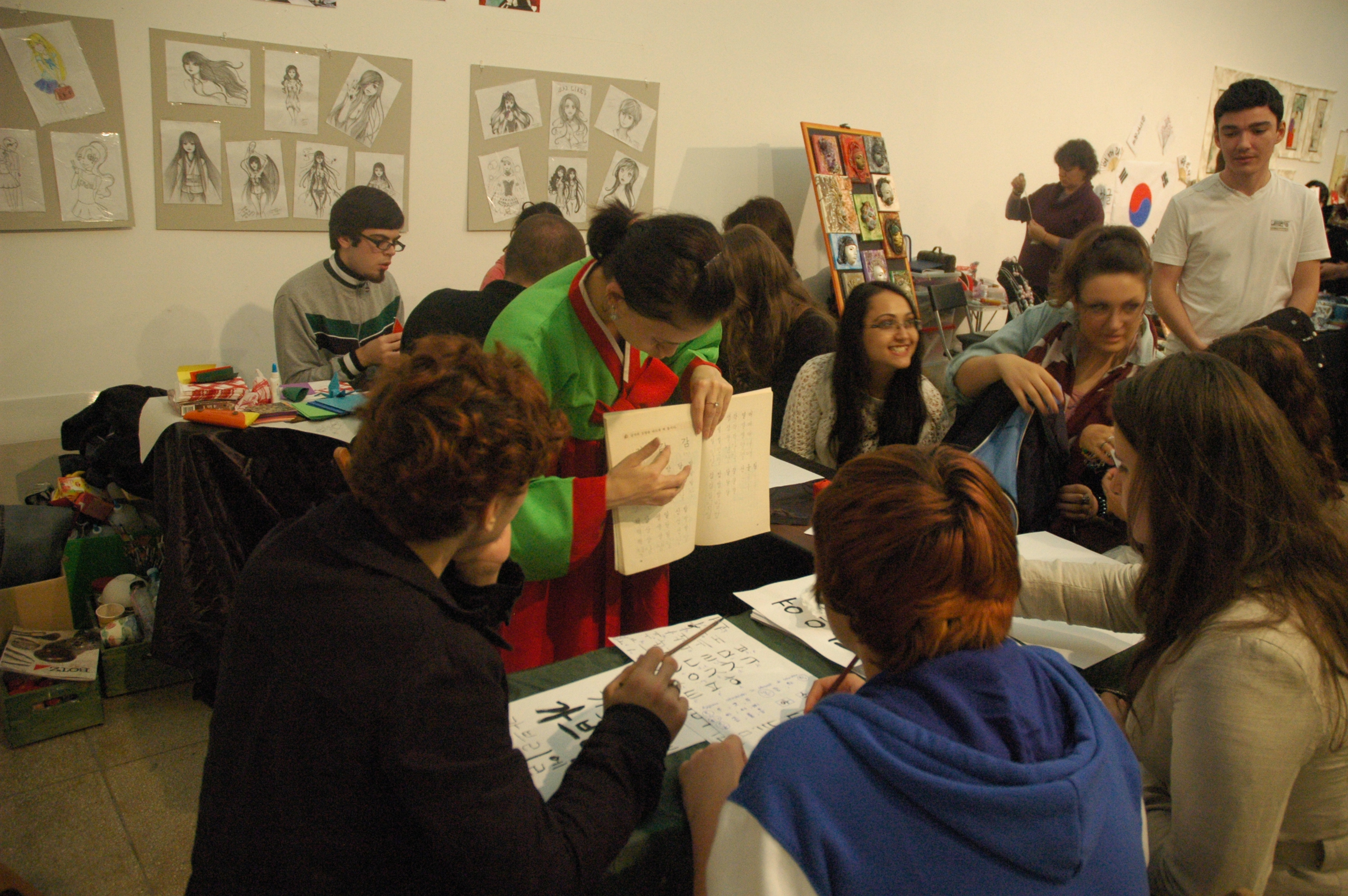 workshop de caligrafie coreeana