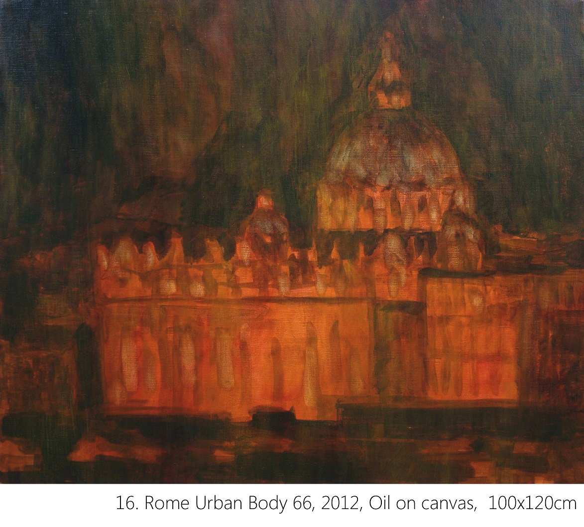 16. Rome Urban Body 66, 2012, Oil on canvas, 100x120cm