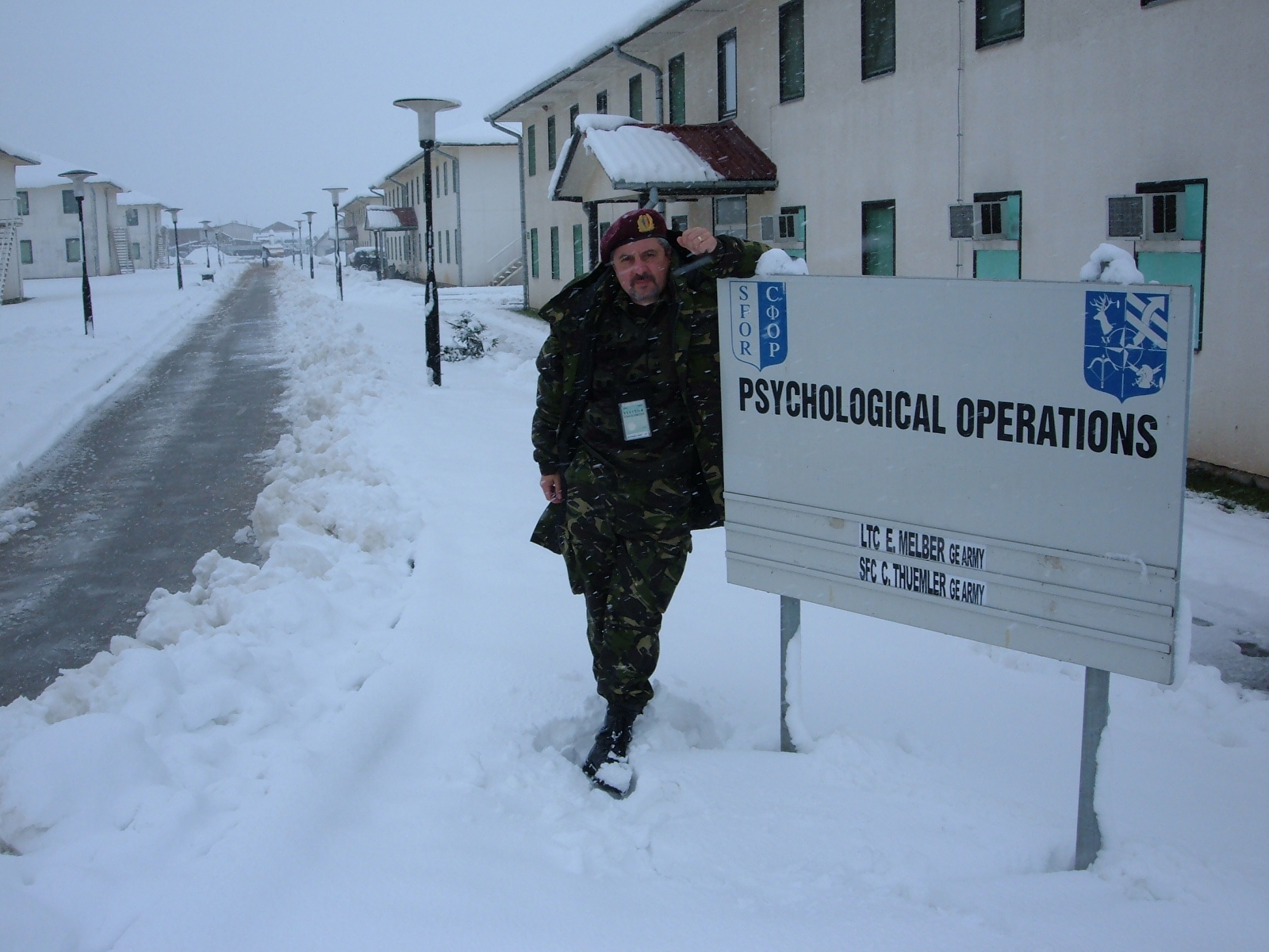 20 In camp Butmir - comandamentul SFOR din Sarajevo