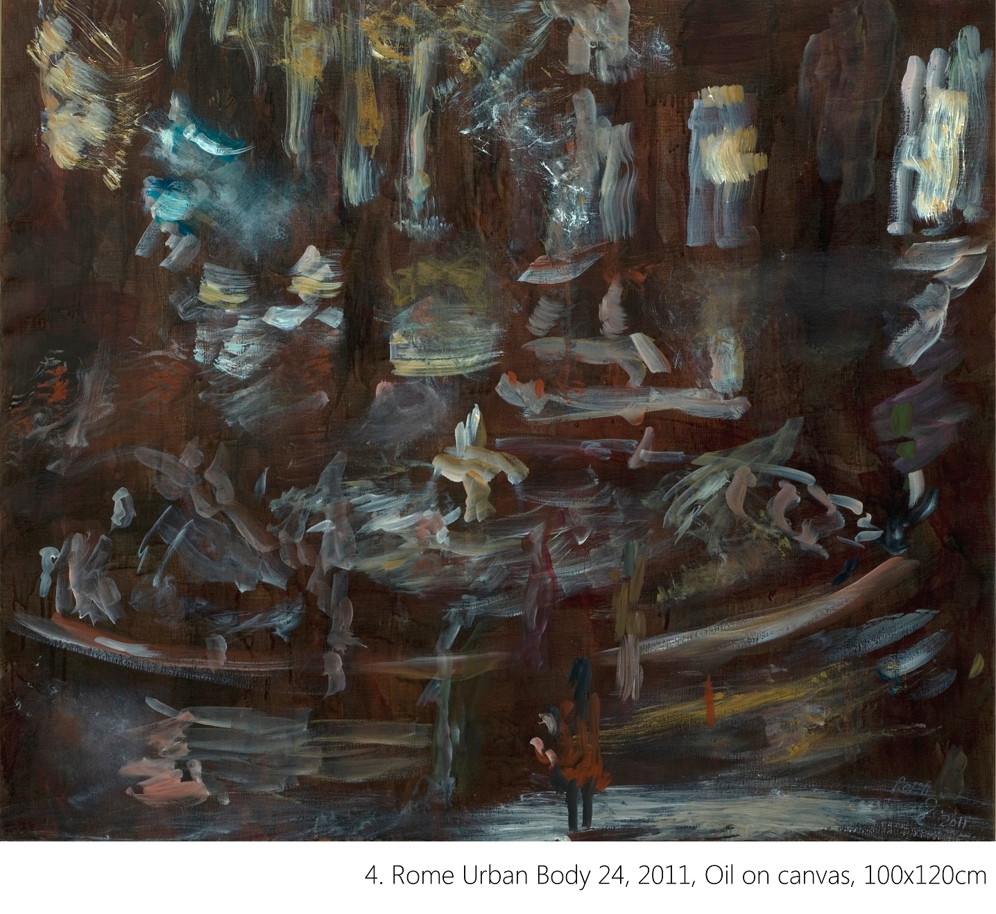 4. Rome Urban Body 24, 2011, Oil on canvas, 100x120cm