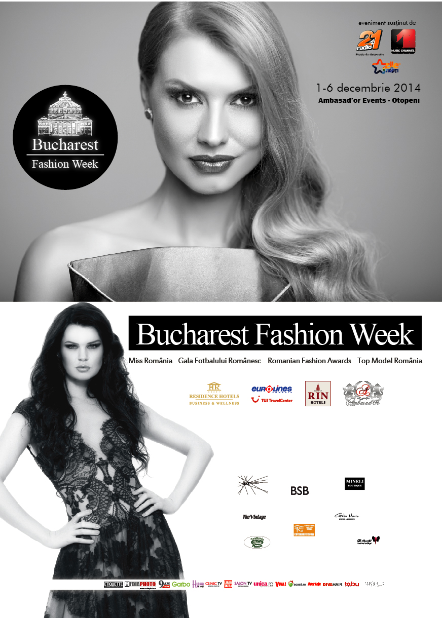Peste 30 de designeri români și străini la Bucharest Fashion Week