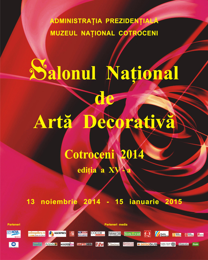 Salonul Naţional de Artă Decorativă Cotroceni 2014, ediţia a XV-a la Muzeul Naţional Cotroceni