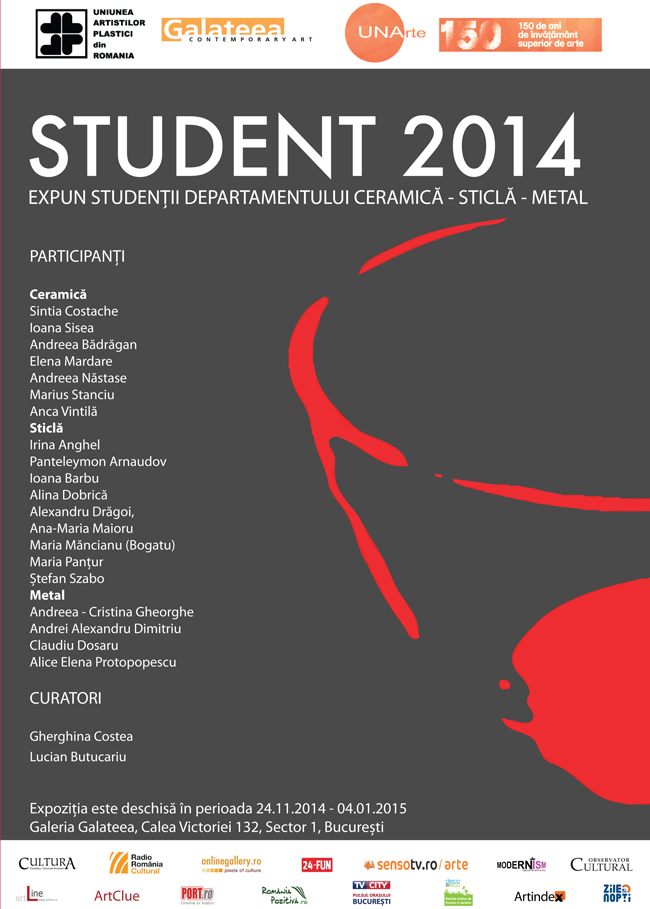 Expoziția Student 2014 @ Galeria Galateea, București