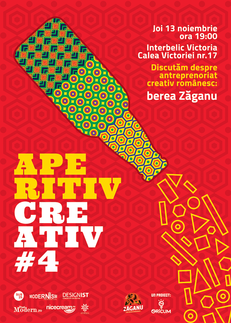 Aperitiv Creativ # 4: Berea Zăganu vorbește despre antreprenoriatul creativ de succes