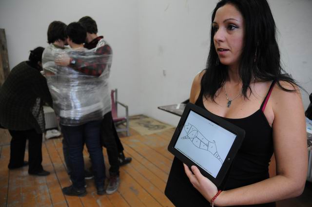 performance - facultatea sculptura foto lucian muntean 17