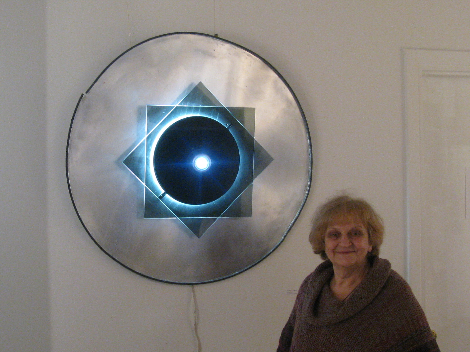 4 PANTOCRATOR 3 FT HIGH Steel Aluminium glass Led Fluorescent Light 2014