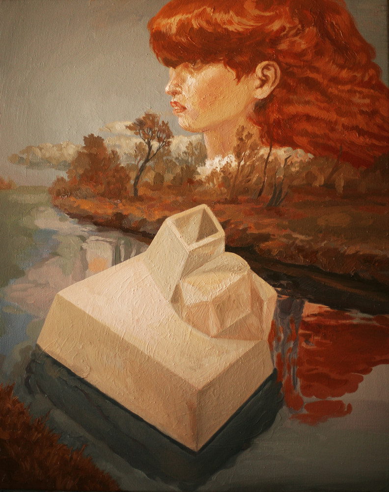 IOANA URSA, Ruginiu, 60x50cm, ulei pe panza, 2015