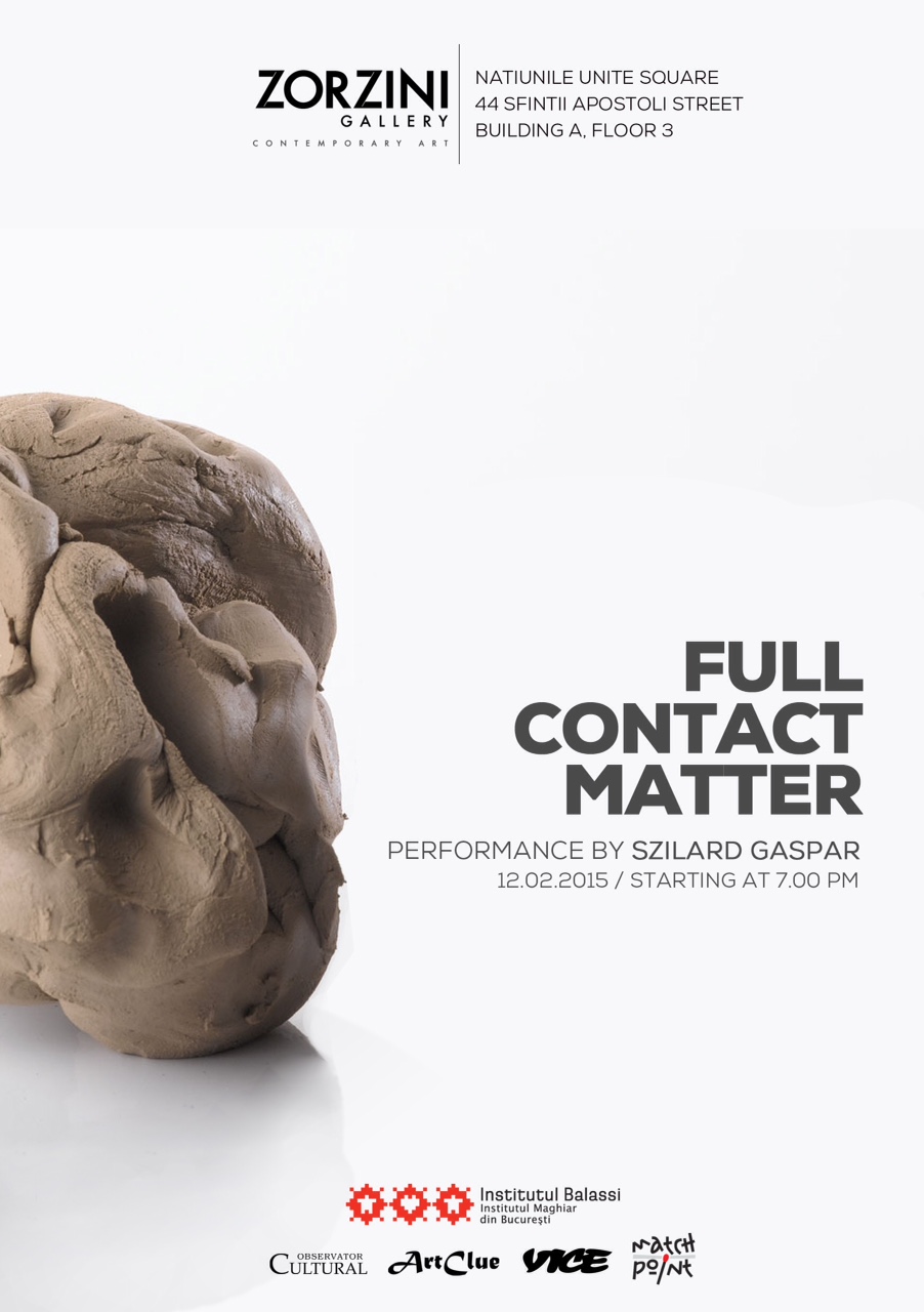 Performance by Szilard Gaspar @ Zorzini Gallery, București