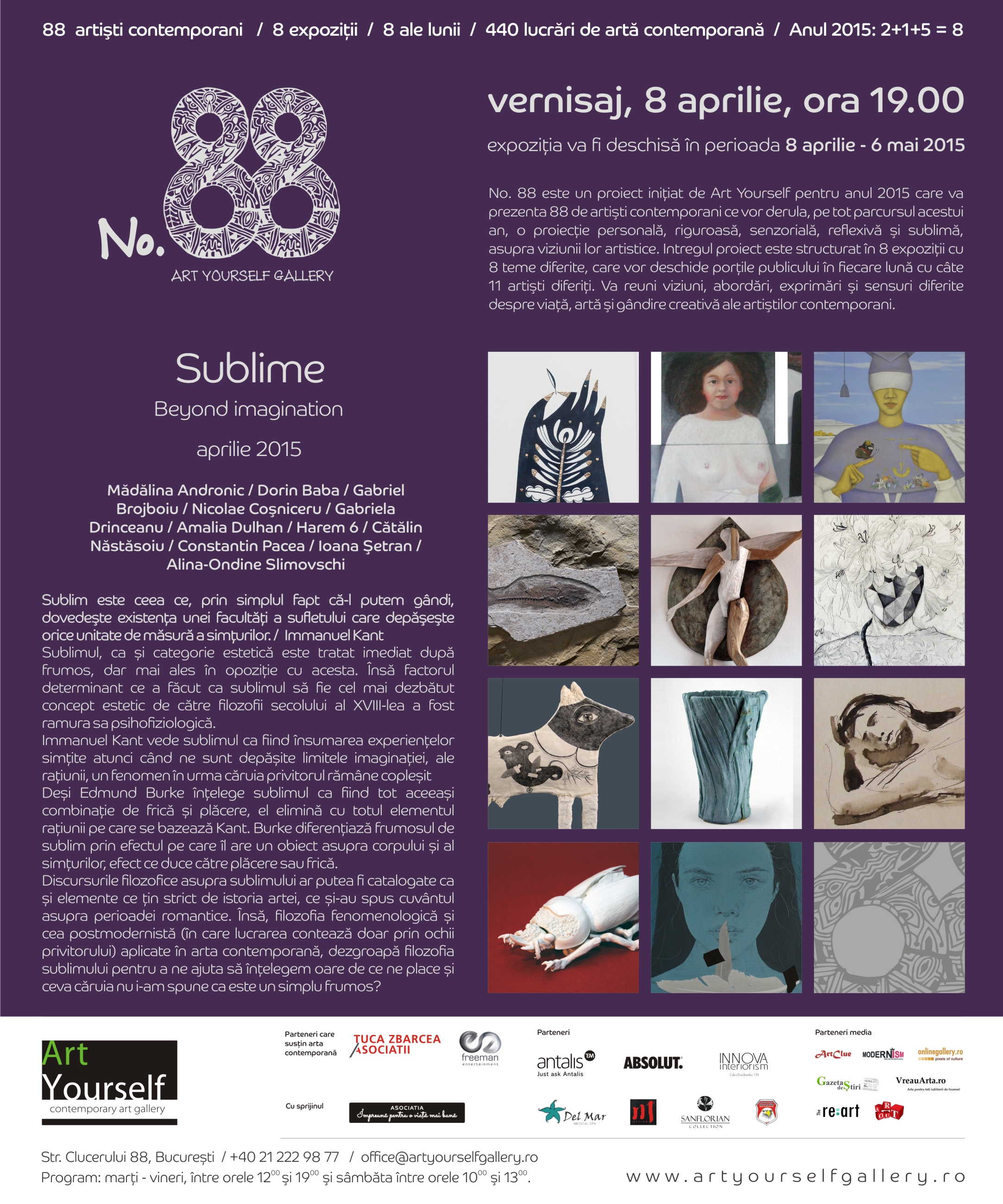 “SUBLIME” @  Art Yourself Gallery, București