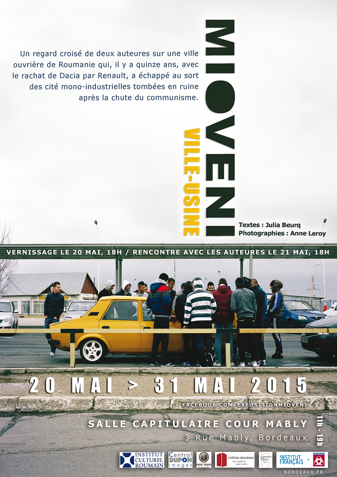 Mioveni, ville-usine. Expozitie semnata Anne Leroy si Julia Beurq