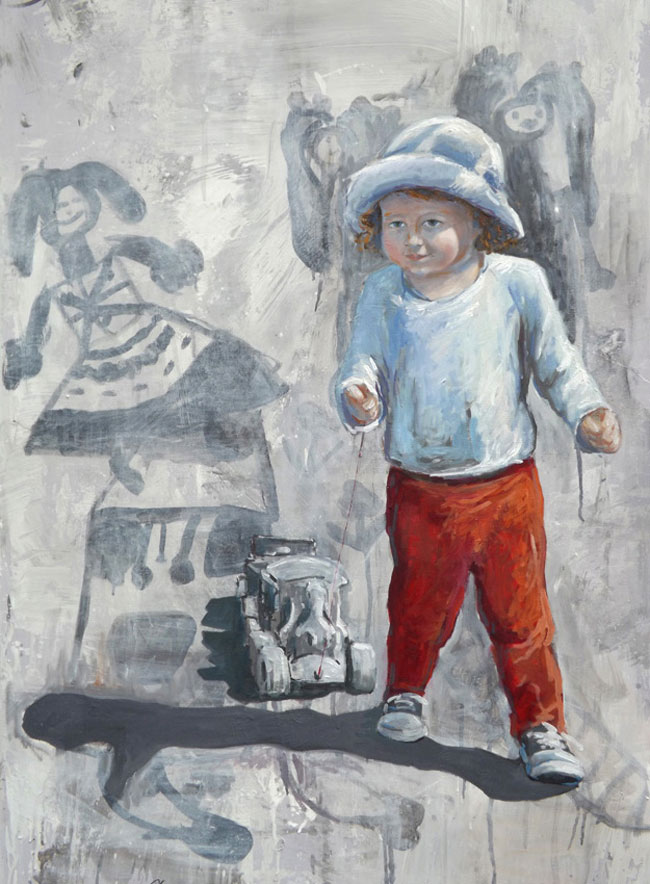 Lavinia Stoica Stanescu, Inocenta I, acryl pe panza