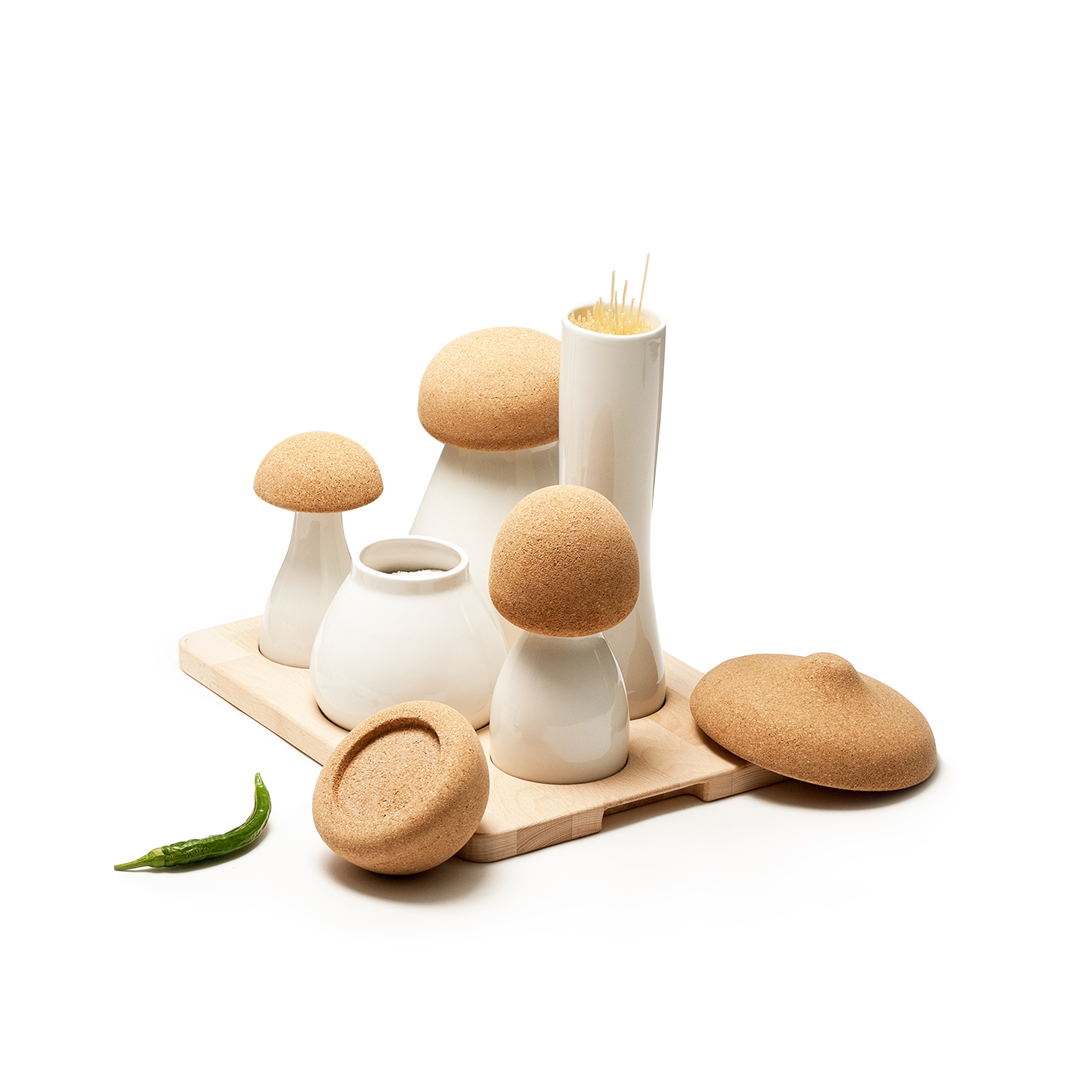 Ubikubi - set Albe - recipiente pentru bucatarie