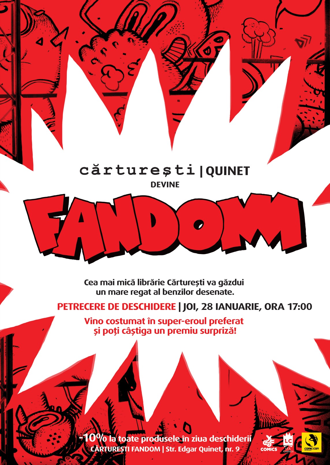 Carturesti Quinet devine Fandom