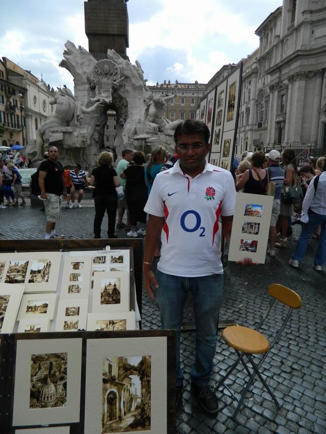 Resize of Artizan in Piata Navona din Roma