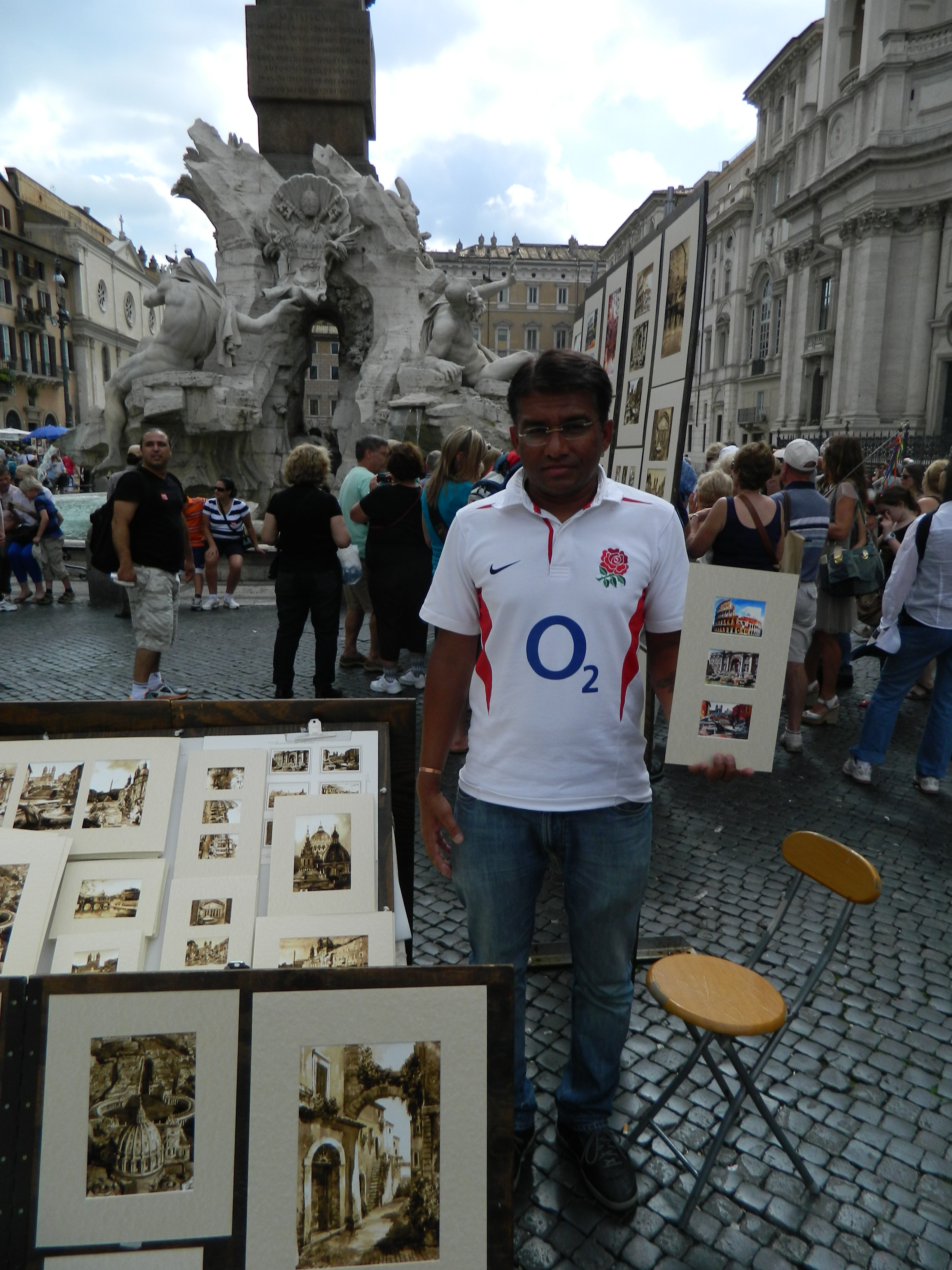 11 Oferta artistica din Piata Navona la Roma
