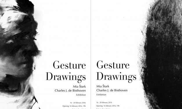 Gesture Drawings, expoziție studenți Erasmus+ @ Galeria Casa Matei, Cluj-Napoca