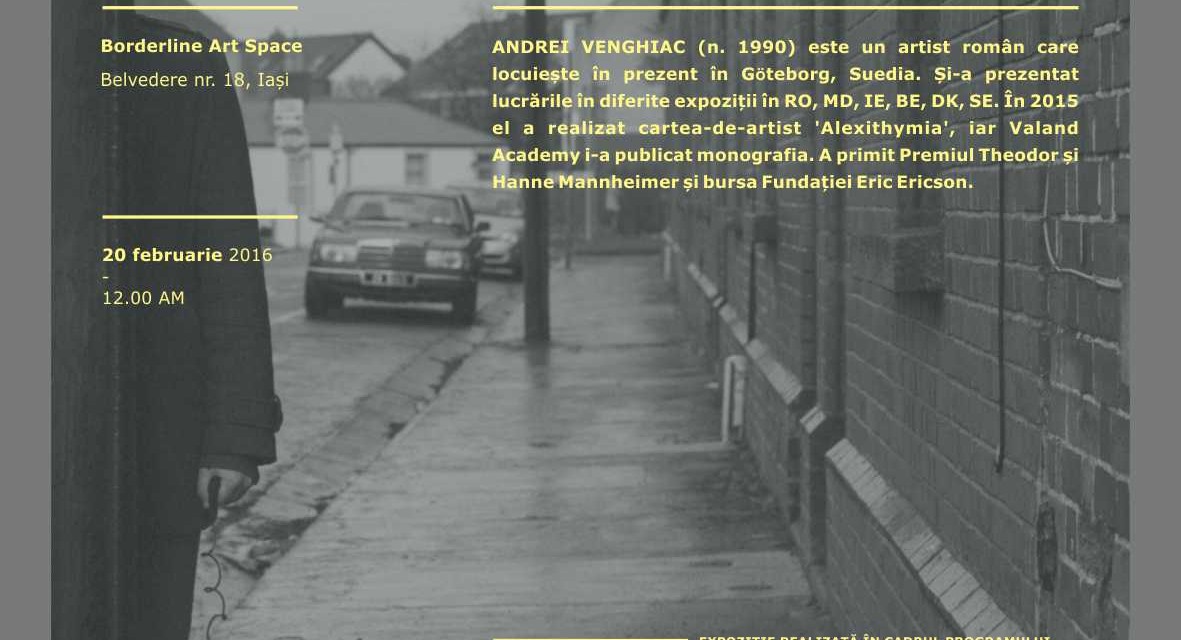 Andrei Venghiac, ”PERSONA. PERFORMING THE IMPERCEPTIBLE SELF” @ Borderline Art Space, Iași