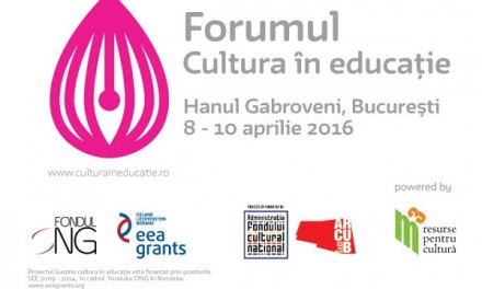 Forumul Cultura în educație @ Asociația MetruCub