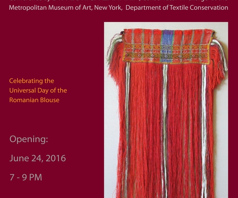 Patrimoniul cultural textil carpato-balcanic @ Institutul Cultural Român din New York