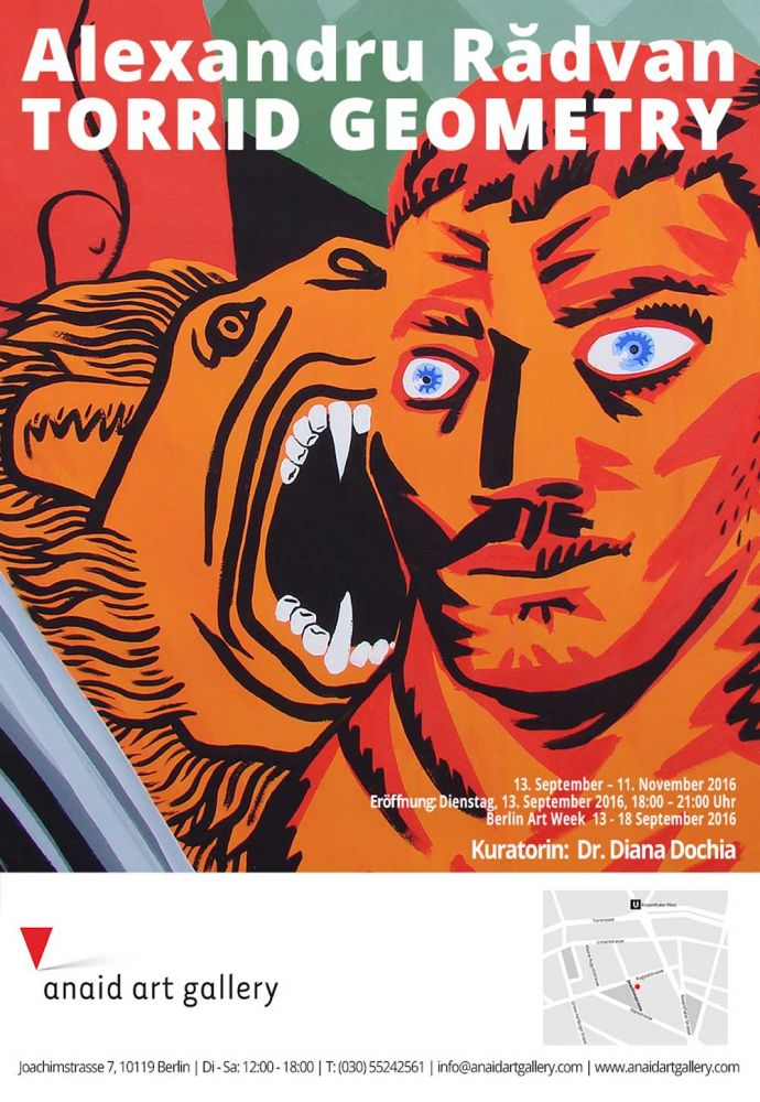 Alexandru Rădvan “Torrid Geometry” @ Anaid Art Gallery, Berlin