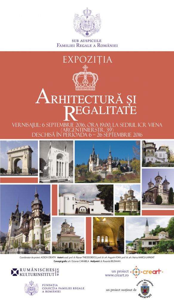 Expoziţia „Arhitectură și regalitate“ la Galeria ICR Viena