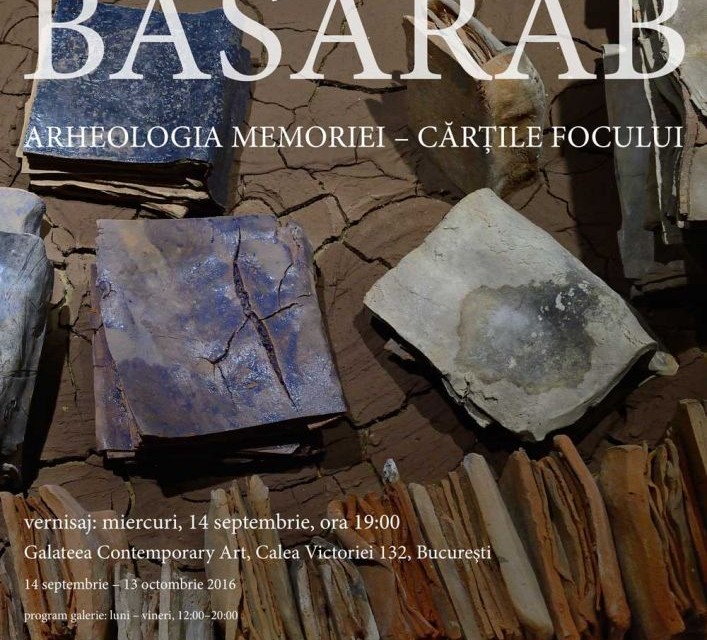Vlad Basarab “Arheologia Memoriei: Cărțile Focului” @ Galateea Contemporary Art, București