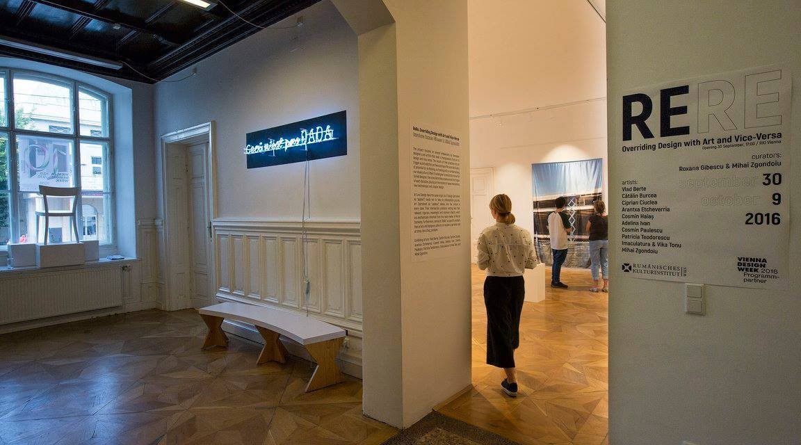 Expoziţia ReRe. Overriding Design with Art and Vice-Versa la VIENNA DESIGN WEEK 2016