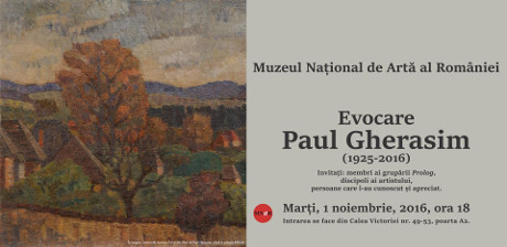 Paul Gherasim @ Muzeul Național de Artă al României